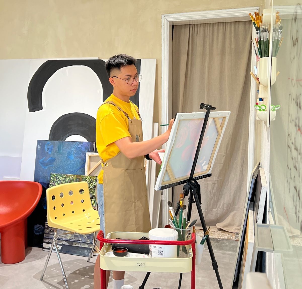 Xưởng vầy Picasso dành riêng nơi này cho các sĩ tử luyện thi
