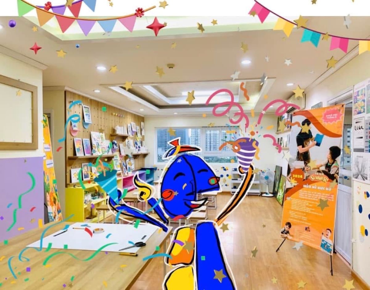 Cha mẹ hãy cùng chúng mình dạo quanh một vòng Xưởng Vầy Picasso Hapulico nhé